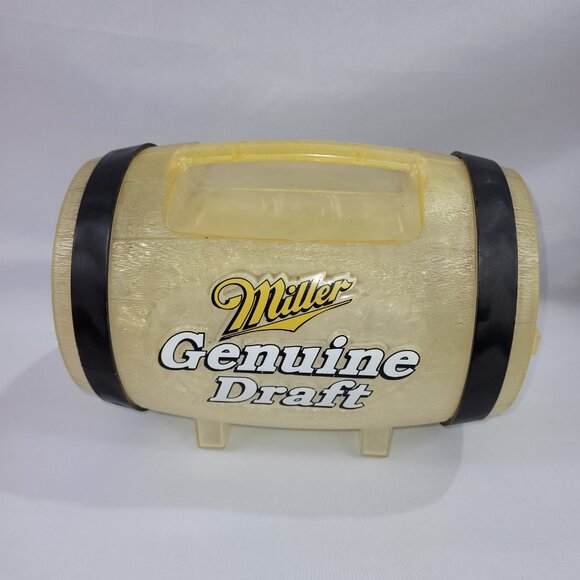 Miller Genuine Draft MGD Barrel Beer Barrel Liquid Water Liquor Dispenser Holder - Picture 1 of 3